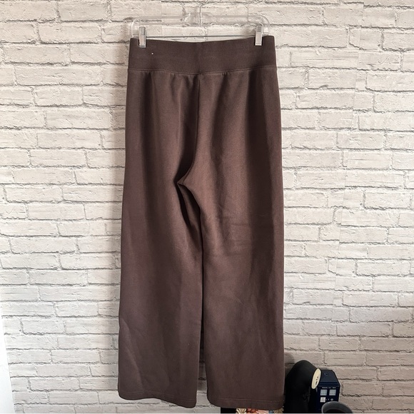 NIKE Phoenix Fleece High-Waisted Oversized Pants Brown - Picture 5 of 6
